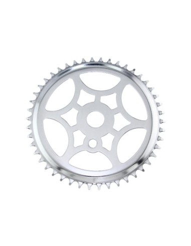 Steel Chainring SS-315 1/2 X 1/8 46t Chrome.